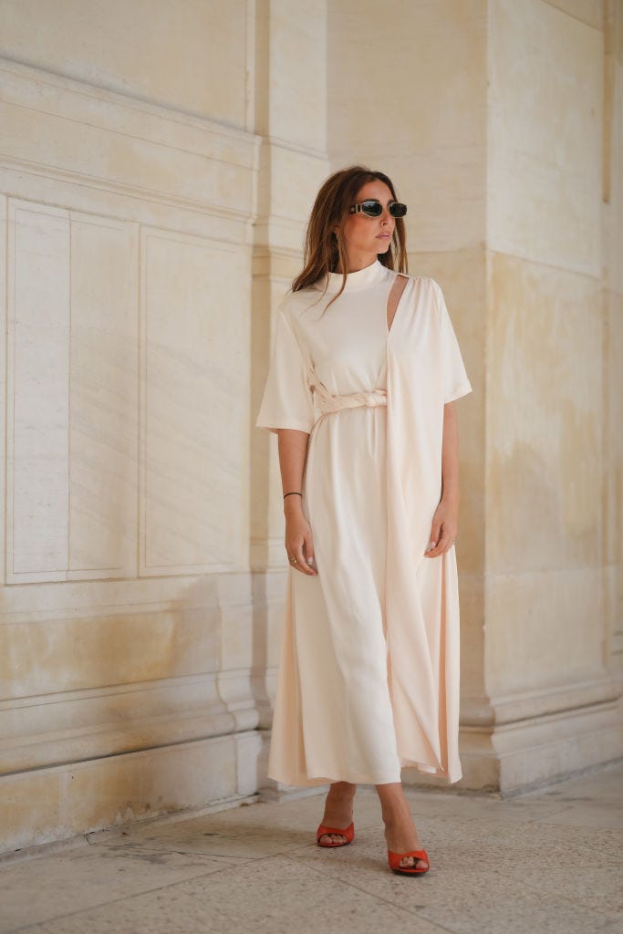 gabriella berdugo wears sunglasses a white long gathered news photo 1718700427