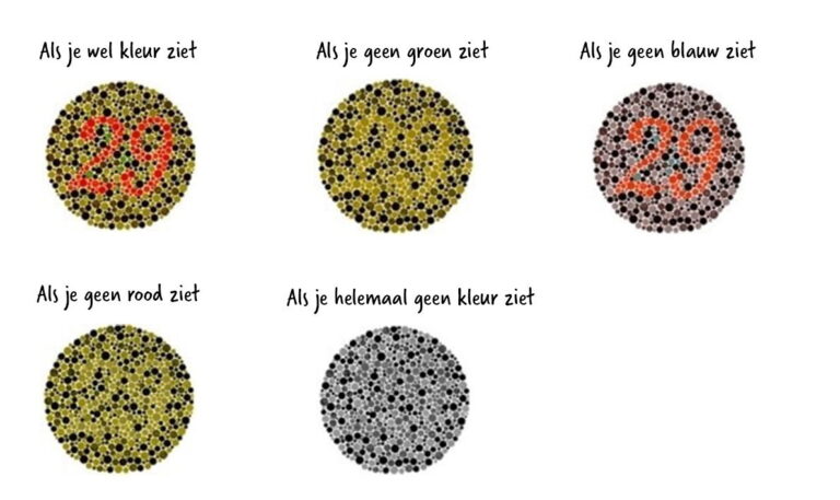 Kleurenblindheid: Welke Kleuren Zie Je Niet?