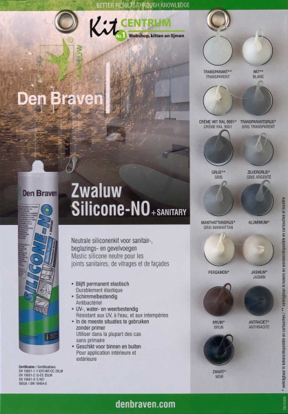 zwaluw silicone no kleurenkaart klein kitcentrum.nl